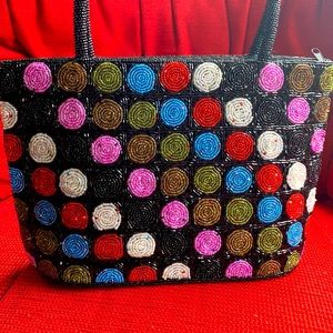 Japanese Homemade Hand beaded Purse